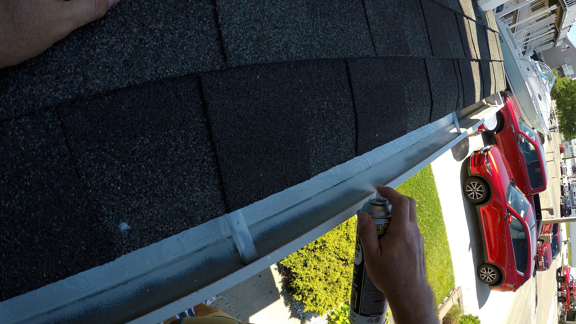 Repair a Leaky Gutter with Flex Seal