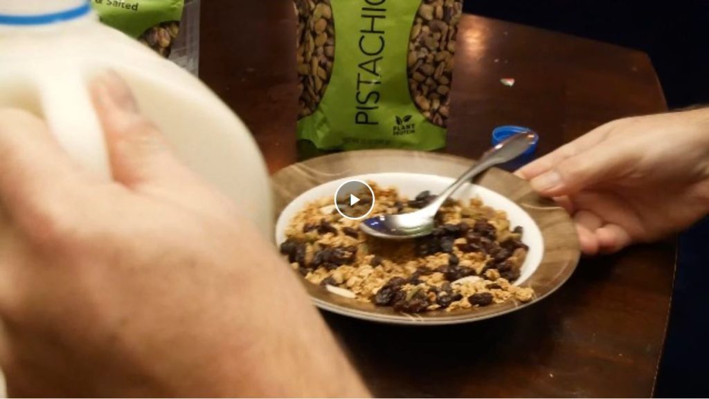 Add flavor to your cereal with pistachios