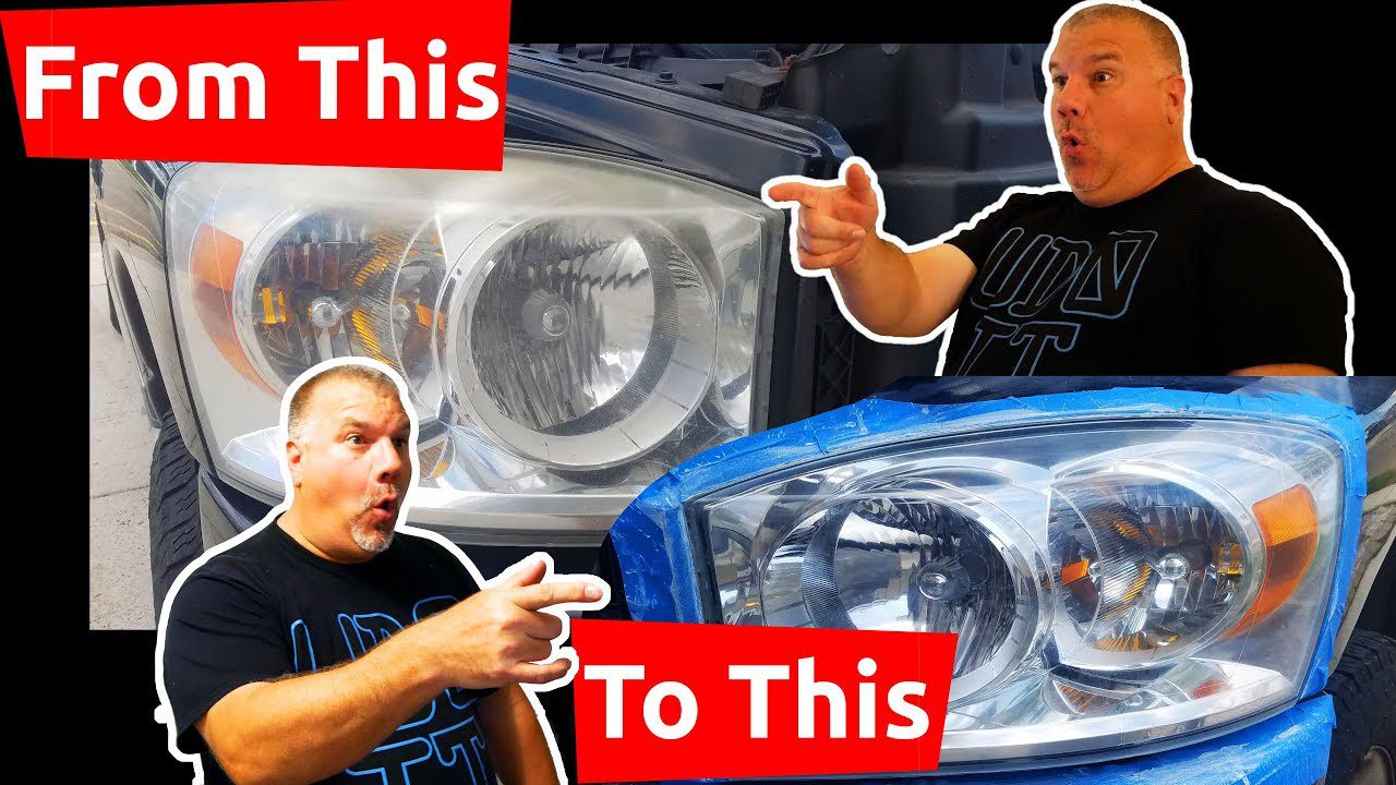 U Do It showing how restoring your headlights with 3M