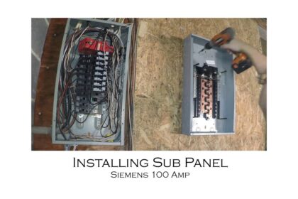 How to Install an Electric Sub-Panel to Main Panel
