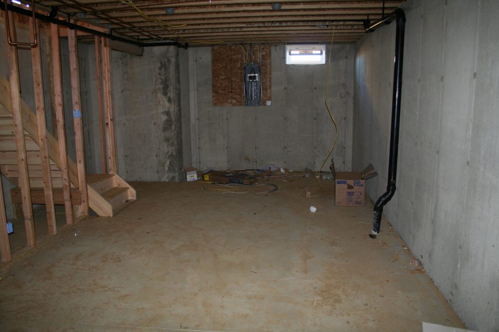 Do It Yourself or Hire a Contractor - basement at steps