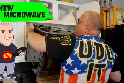U Do It Removing Old Microwave and Installing New Frigidaire Microwave for Turtle Tube Thumbnail